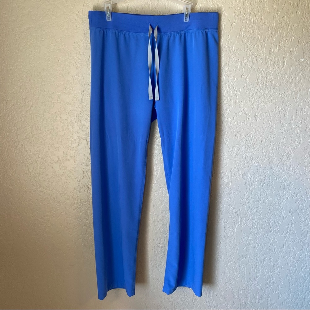 Figs Technical Collection Livingston Basic Scrub Pants Light Blue Size Medium